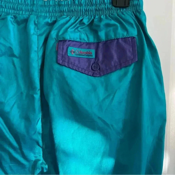 84 Men’s Columbia Windbreaker Pants Size Medium - Picture 6 of 9